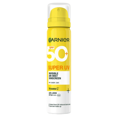 GARNIER SUPER UV INVINSIBLE AIR MIST SUNSCREEN SPF 50 75ML